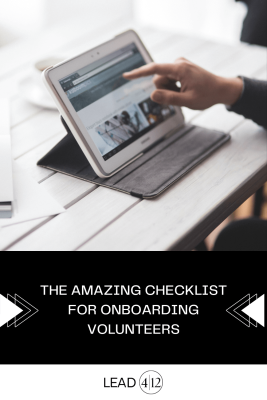 The Amazing Checklist for Onboarding Volunteers