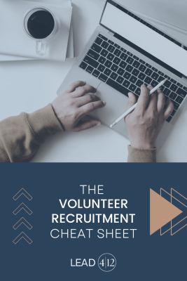 The Volunteer Recruitment Cheat Sheet